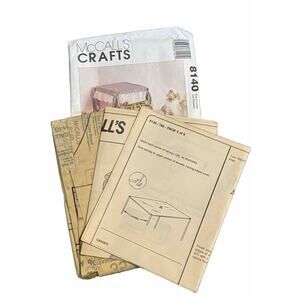 McCALLS 8140 Sewing Pattern Furniture For Barbie Dolls NEW UNCUT Loveseat, Chair